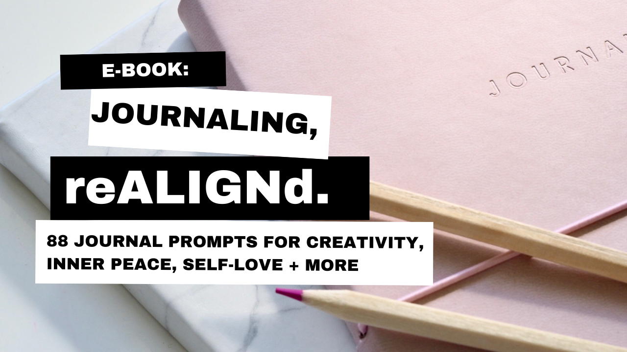 journaling, reALIGNd: 88 Writing Prompts For Creativity, Inner Peace + More