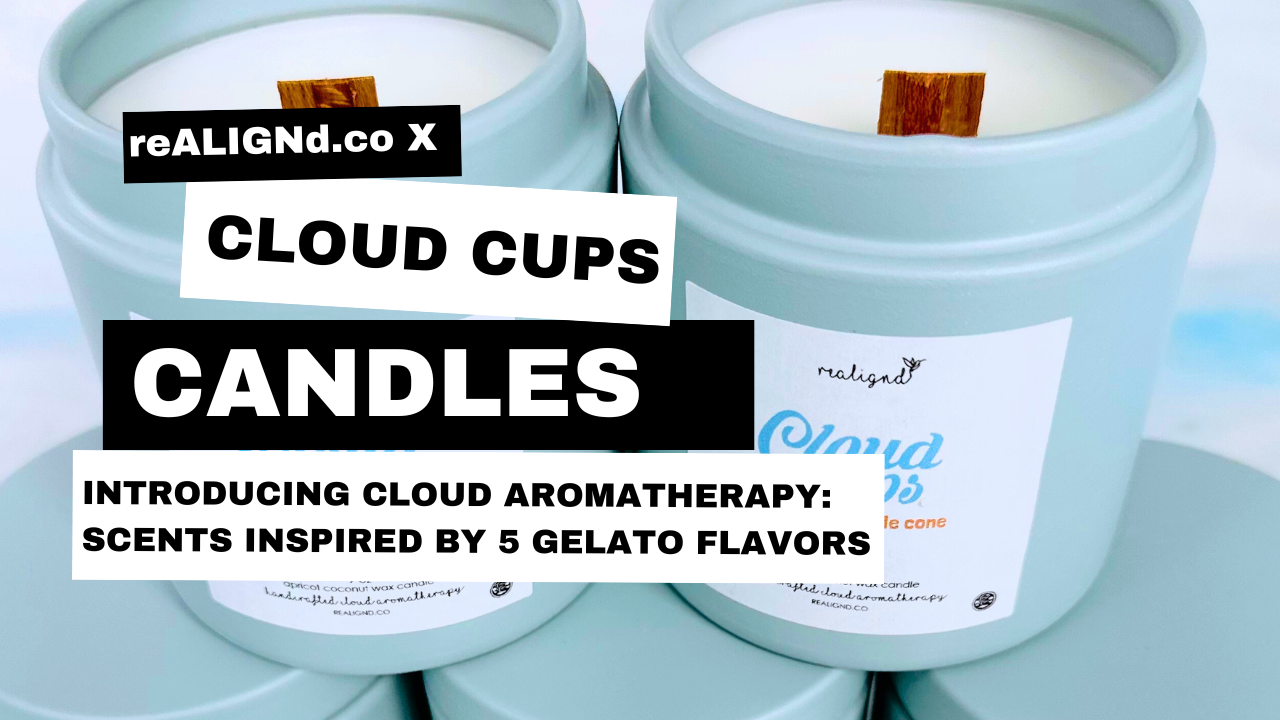 reALIGNd.co x Cloud Cups Gelato Candle Collaboration